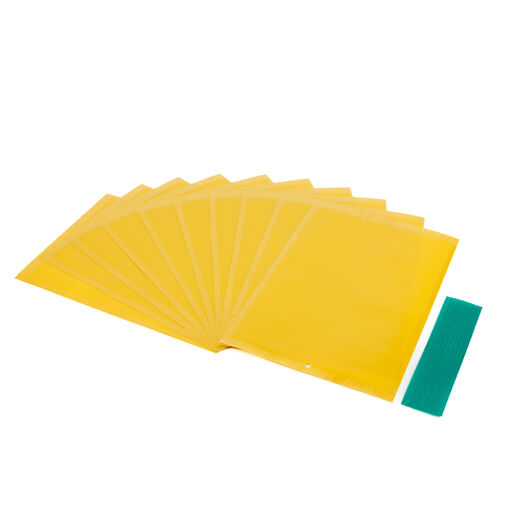 11379 • Ragadós rovarcsapda lap - 250 x 170 mm - sárga - 10 db / csomag