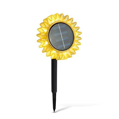 11761B • Szolár napraforgó - sárga - leszúrható / felakasztható - 13 x 6,5 x 35 cm