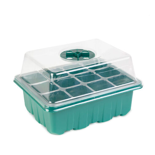 11984 • Palántanevelő szett tetővel - 15,3 x 11,4 x 18,5 cm