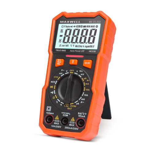 25223 • Digitális multiméter - elem teszterrel, hőmérsékletméréssel + munkalámpa funkcióval
