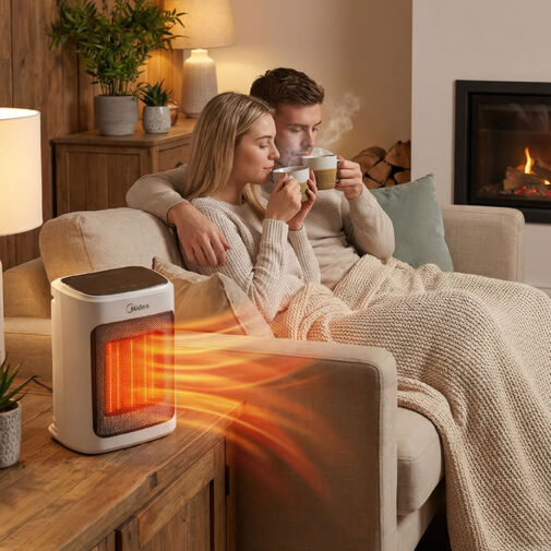 51117 • Midea Hősugárzó - 2000 W - fehér