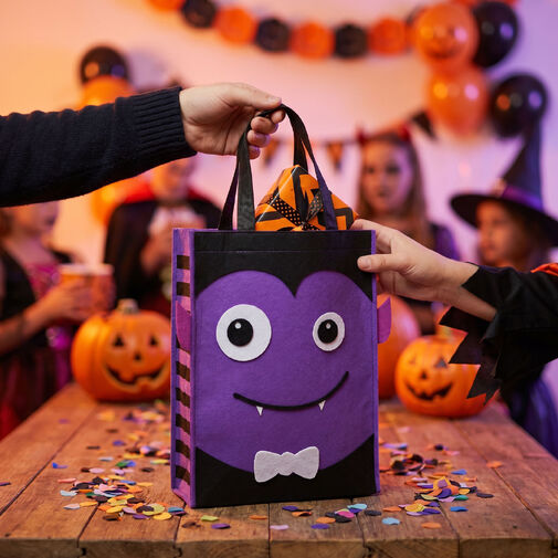 56624 • Halloween-i táska - filc díszítéssel - 40 x 30 cm - 3 féle