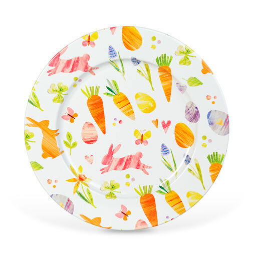 57969B • Húsvéti tálca - fém - répás - 33 cm