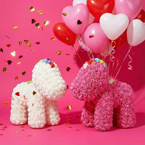 A0221-U • Rózsapóni - rózsaszín - 40 cm